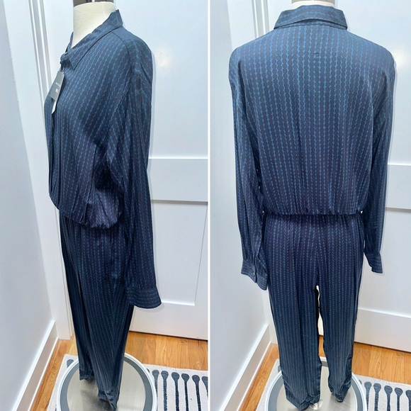 UNIQLO MARIMEKKO Rayon Polka Dot LS Jumpsuit NWT - Picture 2 of 7